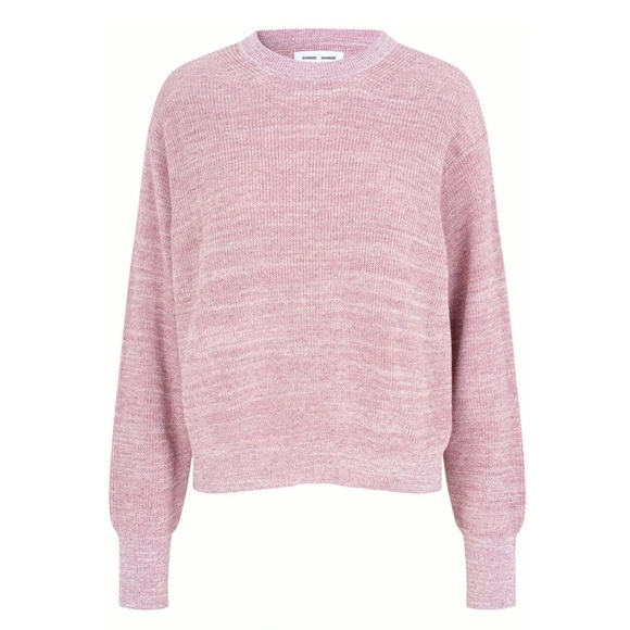 NWT 🤍 SAMSOE SAMSOE Anna Crew Neck Wool Blend Sweater - Picture 3 of 12